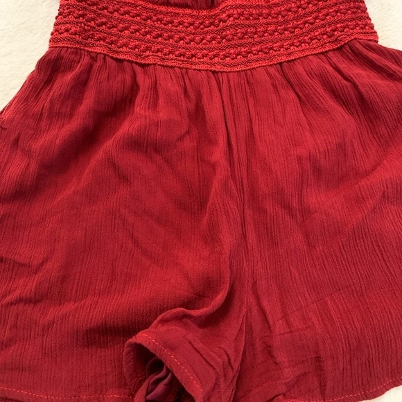 Purple Snow Red Spaghetti strap Romper size Small - Picture 5 of 15